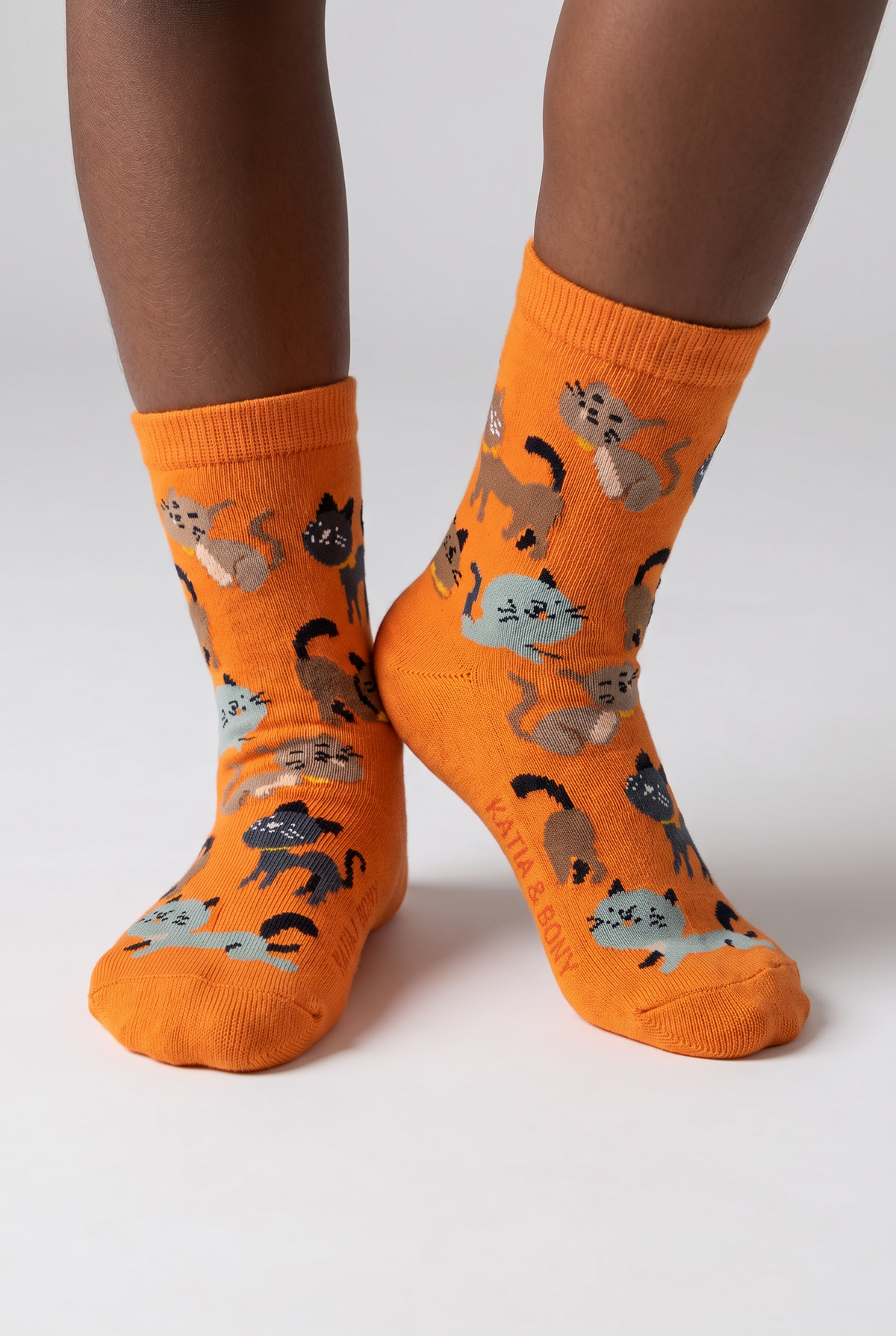 3PCK Cat Pattern Boxed Children's Ankle Socks MIX