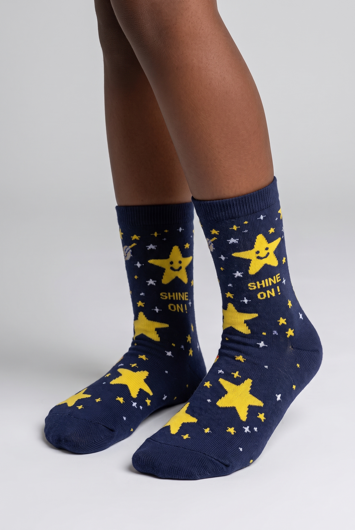 3PCK Space Pattern Boxed Children's Ankle Socks MIX
