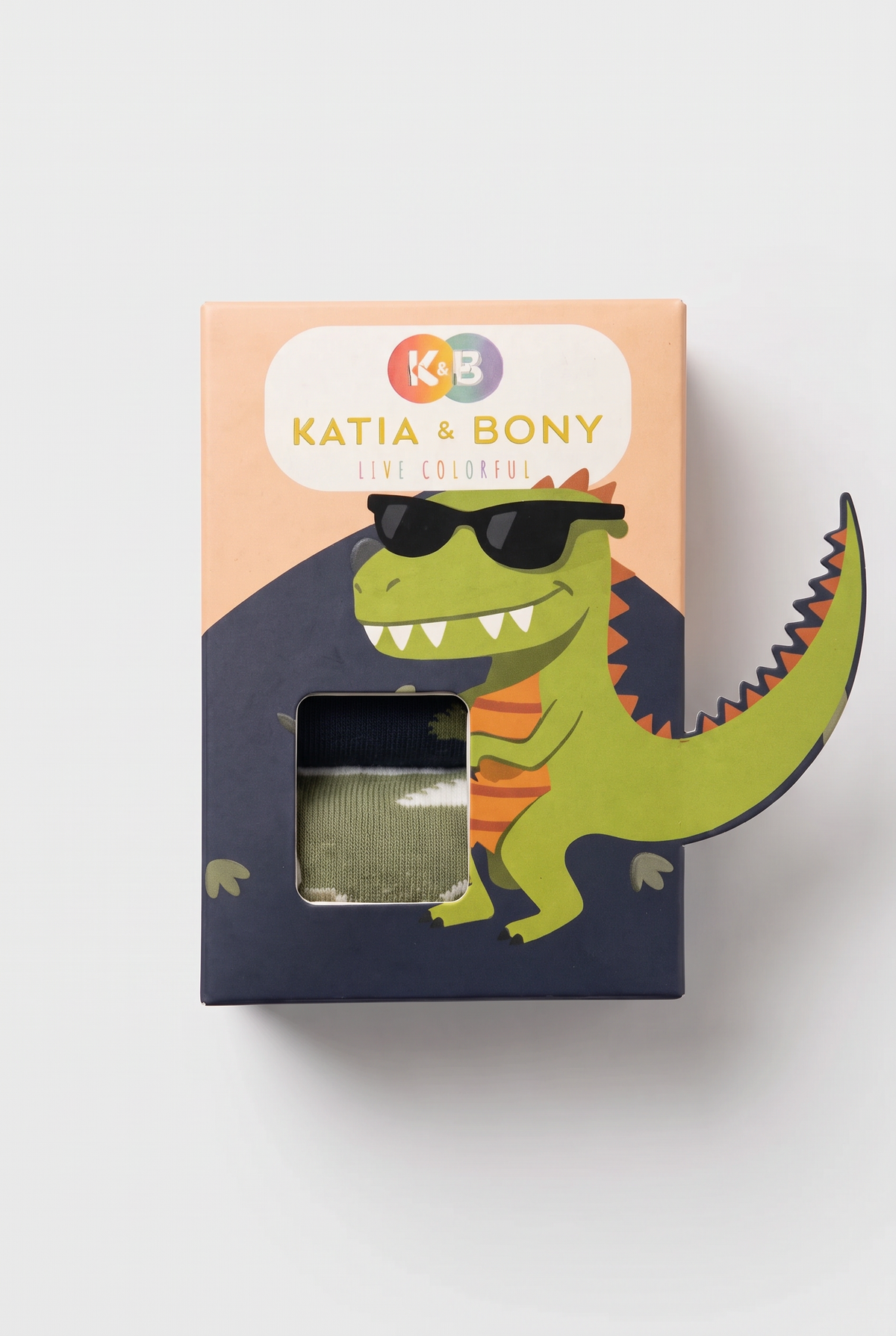 3PCK Dinosaur Boxed Children's Ankle Socks MIX