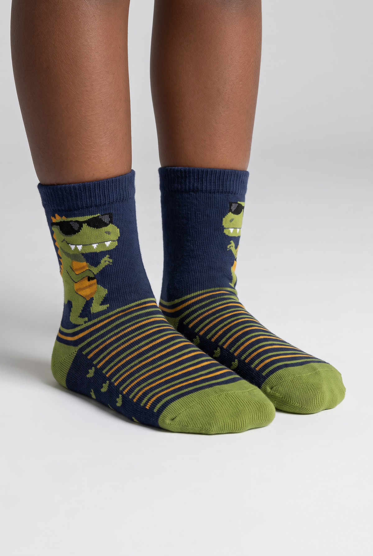 3PCK Dinosaur Boxed Children's Ankle Socks MIX