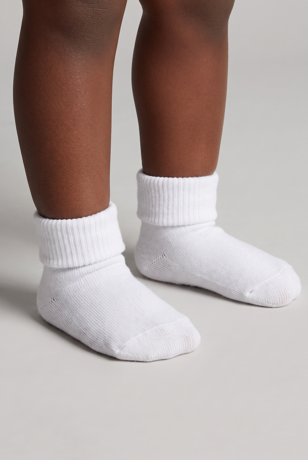 NEWBORN 5 PCK ORGANIC COTTON BABY SOCKS PINK-WHITE