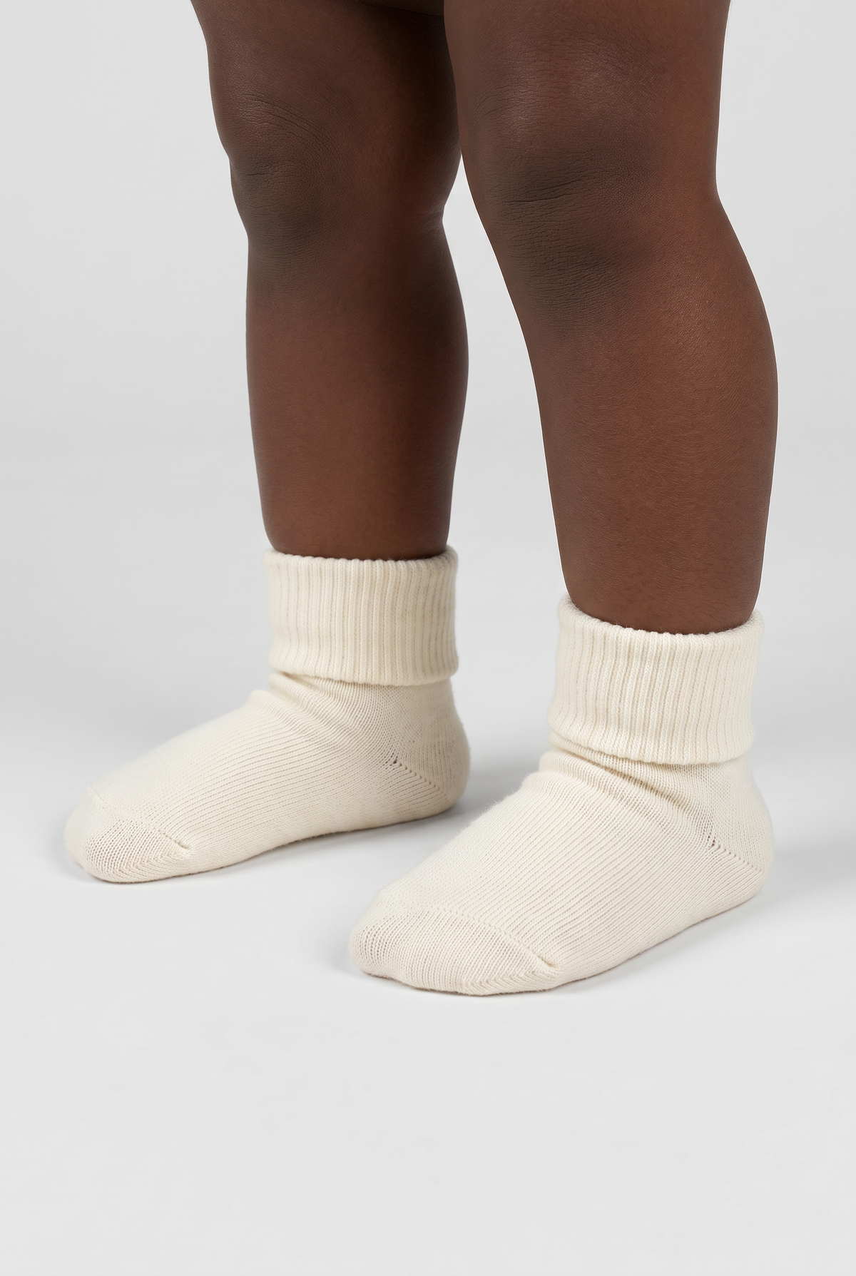 NEWBORN 5 PCK ORGANIC COTTON BABY SOCKS PINK-WHITE