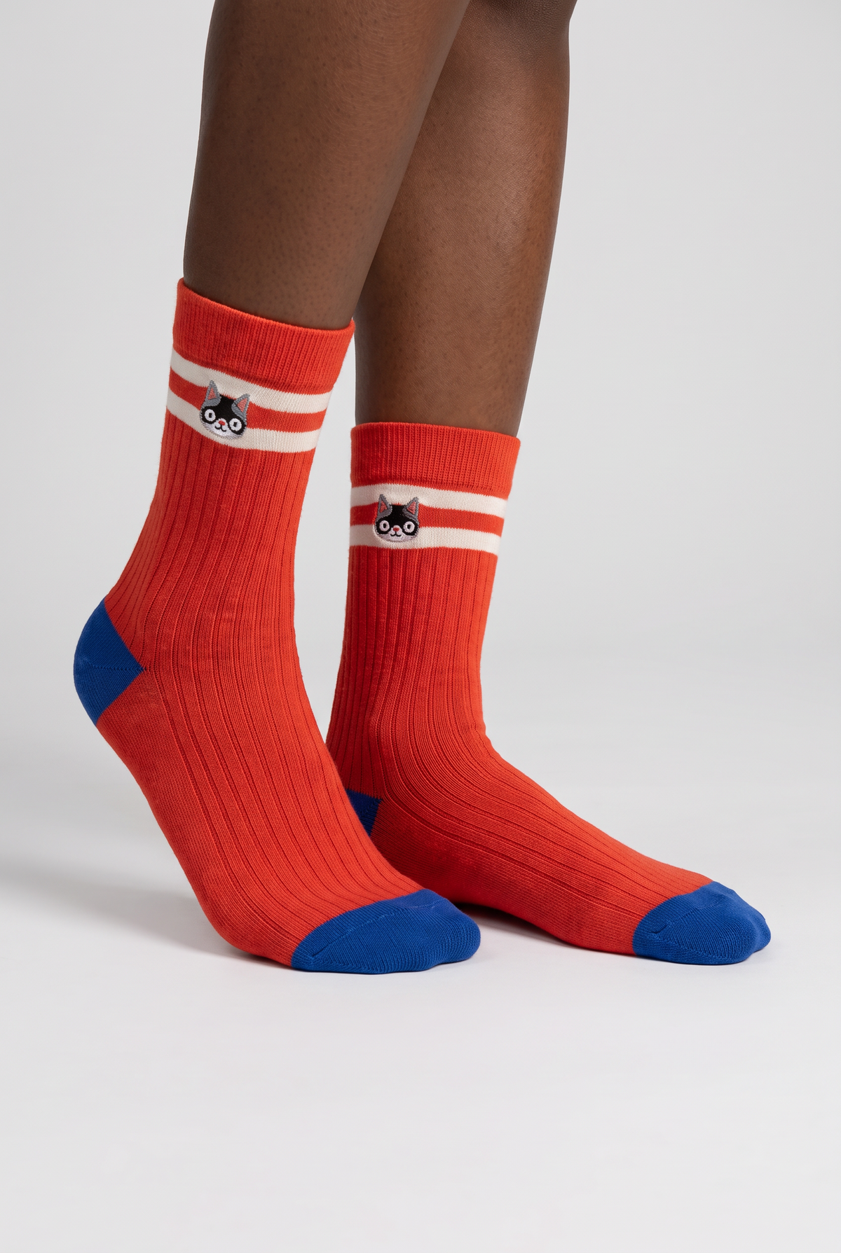 4 PCK ANIMALS BOX UNISEX ART SOCKET SOCKS BLACK/GREEN/RED/ORANGE