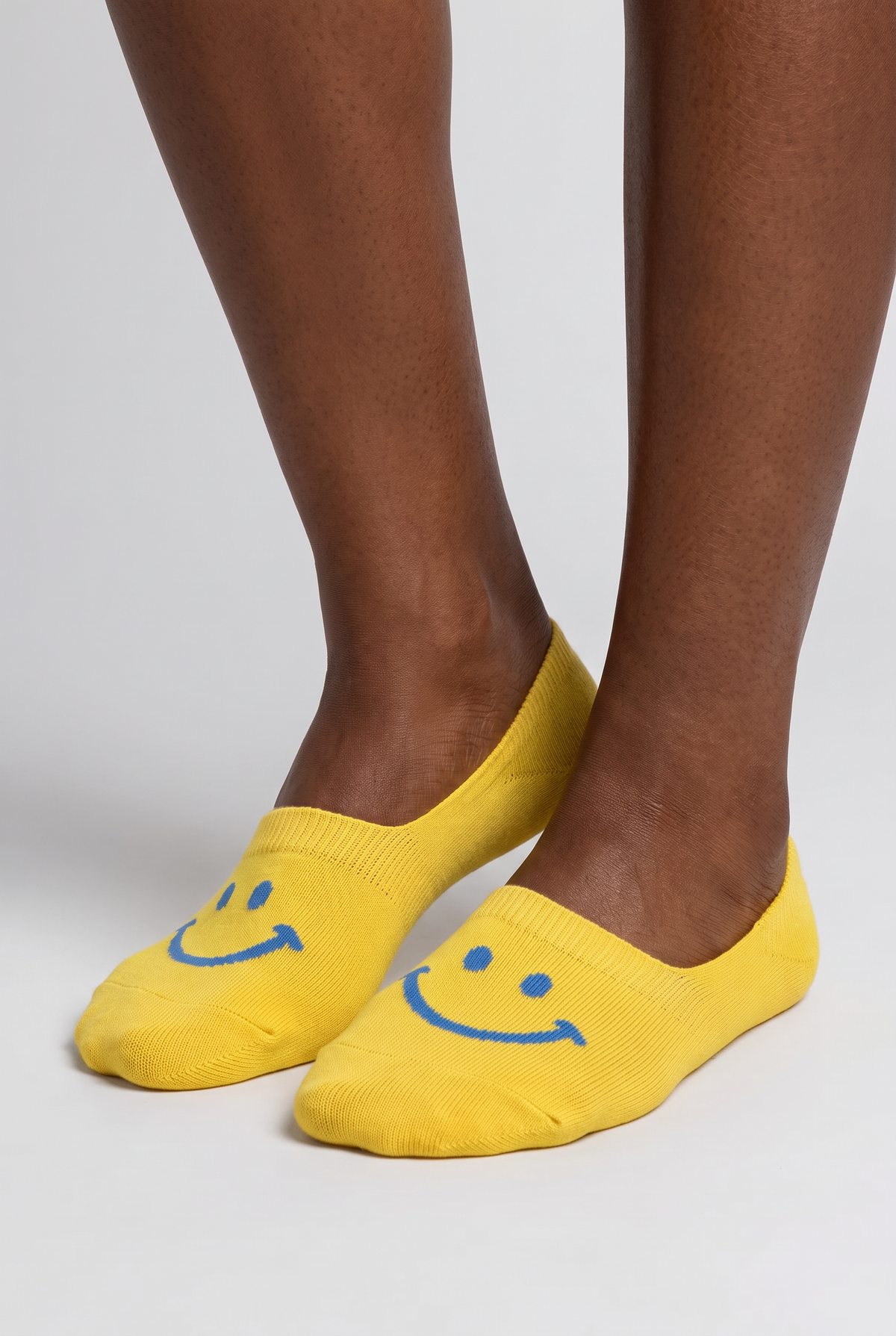 4PCK Smiling Face Boxed Women's Invisible Stockings MIX