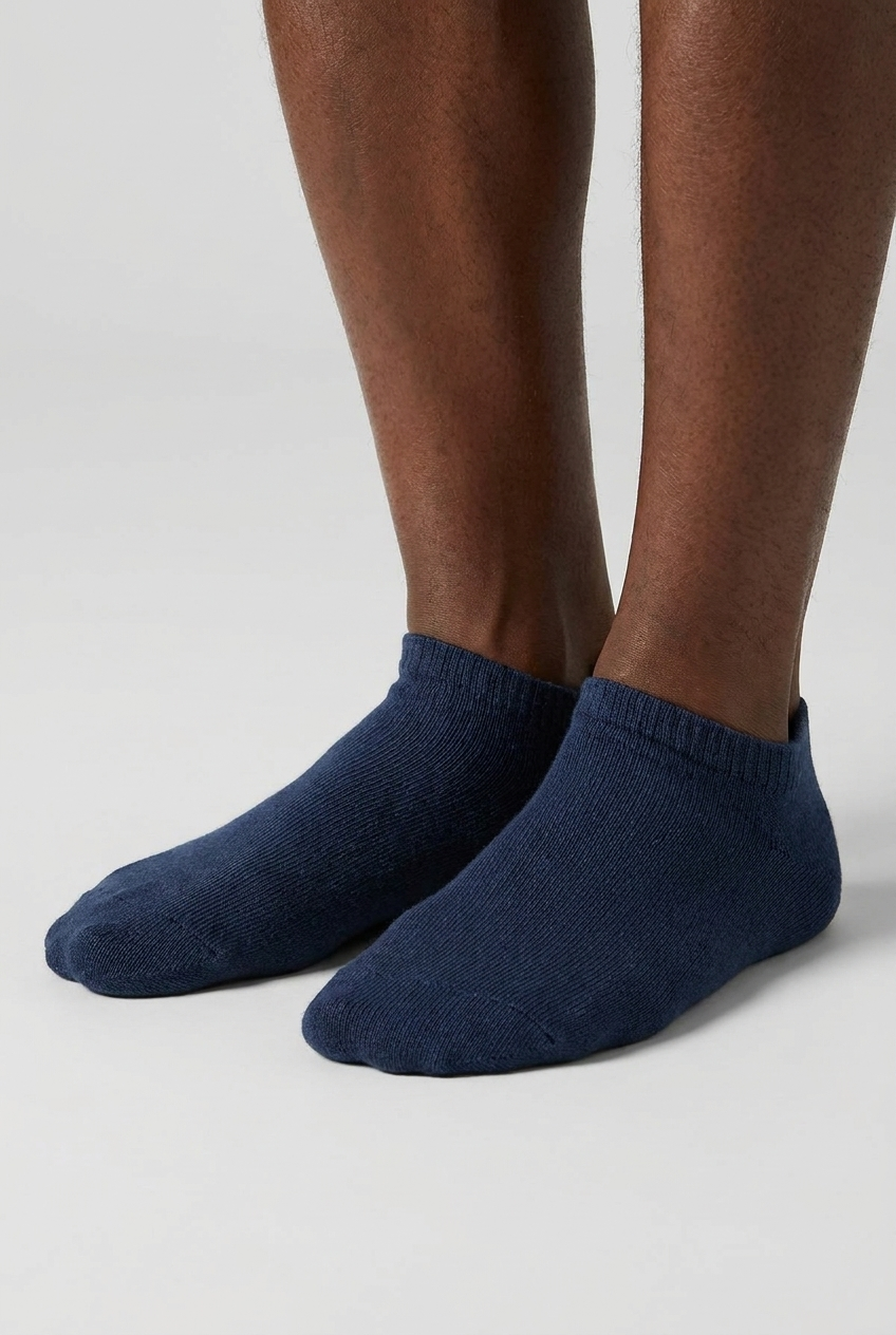 RUN 3 PCK MEN SOCKS BLACK/WHITE/NAVY