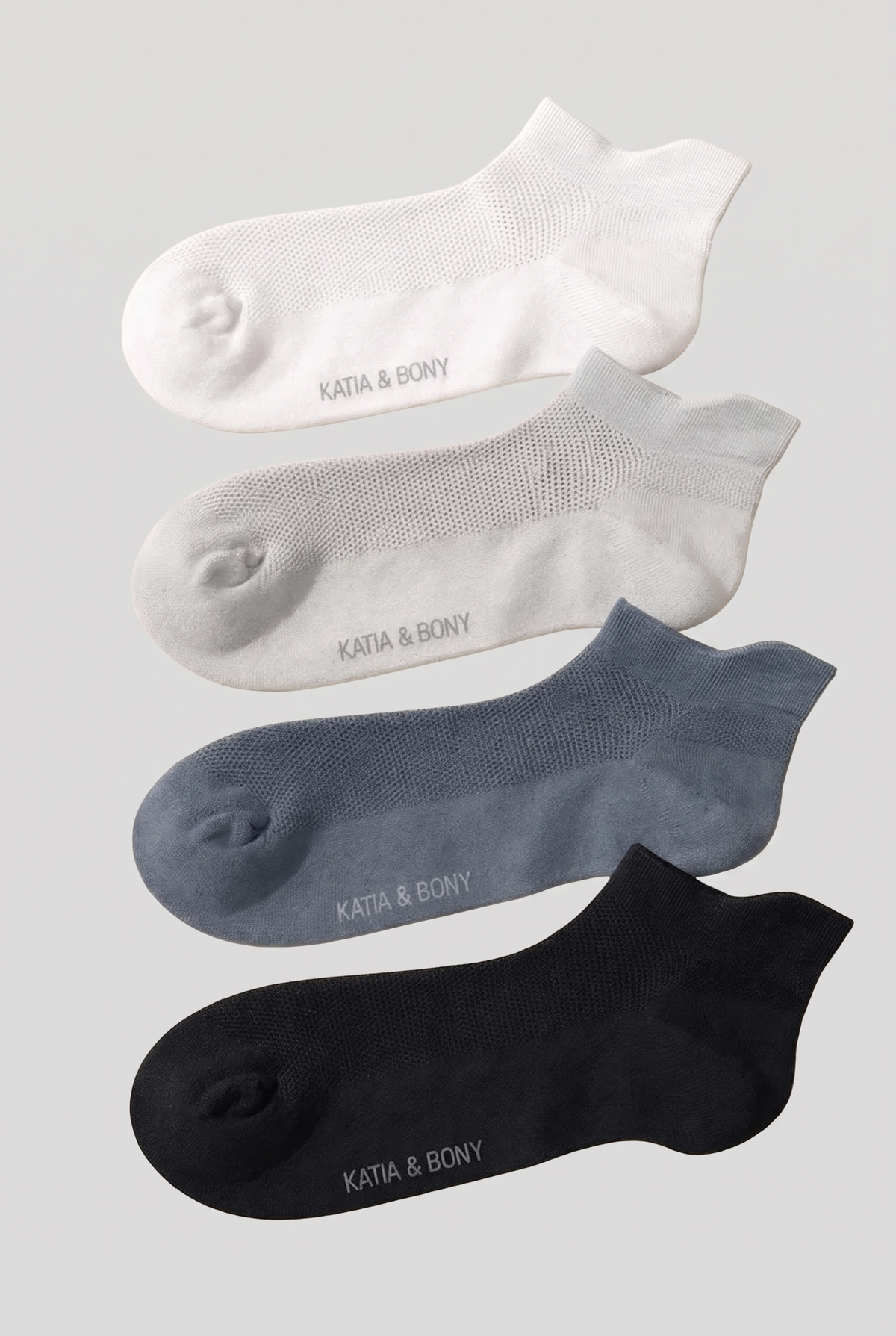 4-PACK MEN'S NO-SHOW SOCKS - MIX