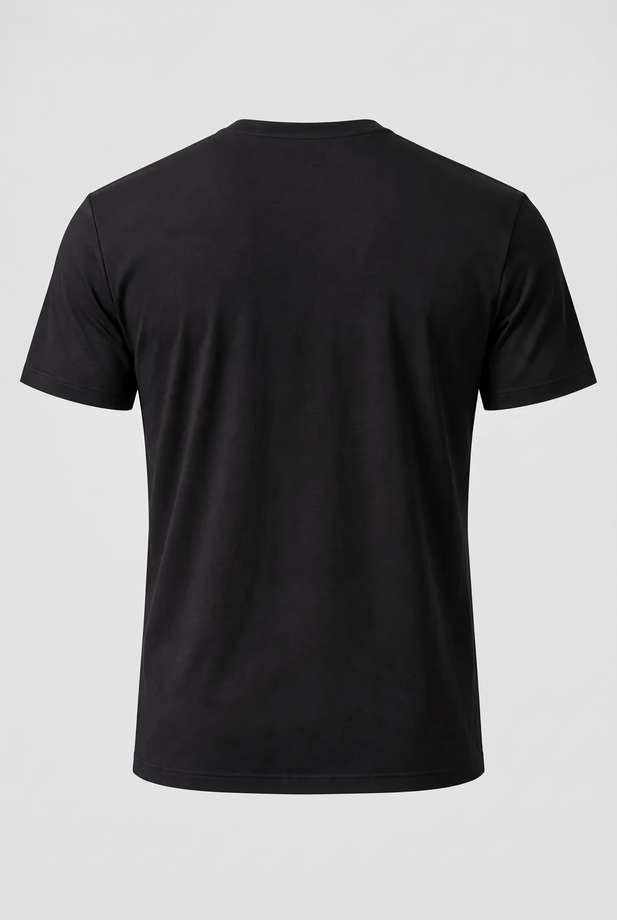SILVER MEN'S V-NECK PYJAMA TOP - BLACK