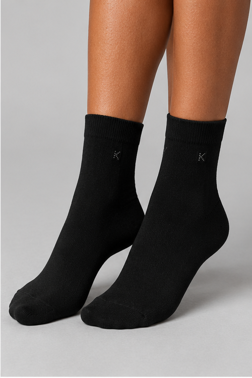 3PCK MELISSA MODAL WOMEN SOCKS BLACK