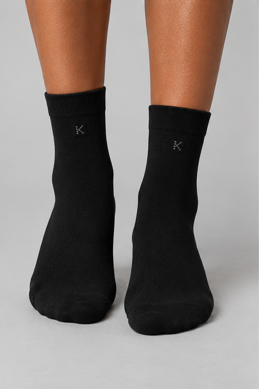 3PCK MELISSA MODAL WOMEN SOCKS BLACK
