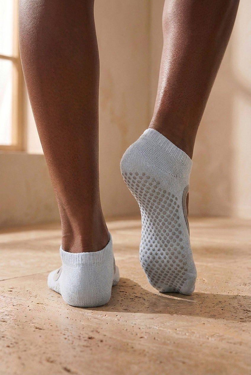 2PCK ASTA YOGA WOMEN STEP SOCKS DARK BLUE/BLUE