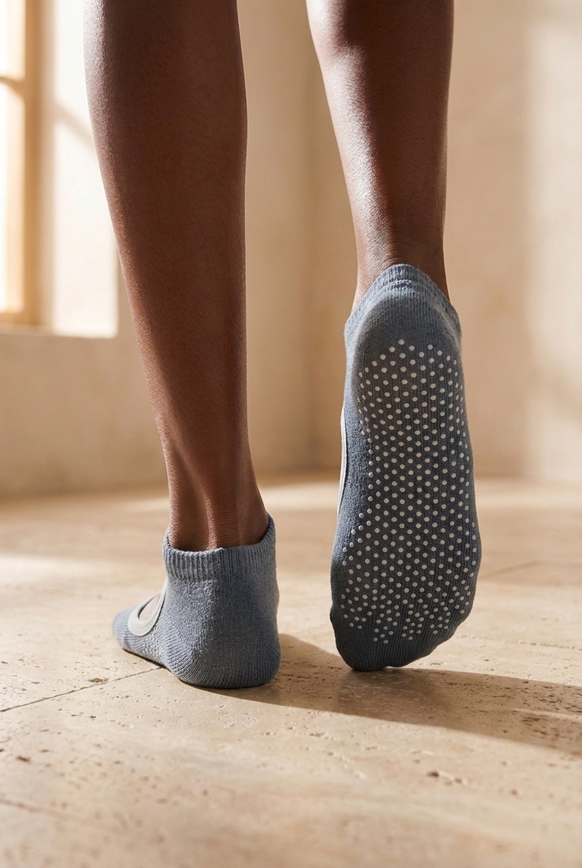 2PCK ASTA YOGA WOMEN STEP SOCKS DARK BLUE/BLUE