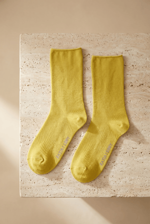 ELASTIC MODAL WOMEN SOCKS LIGHT GREEN