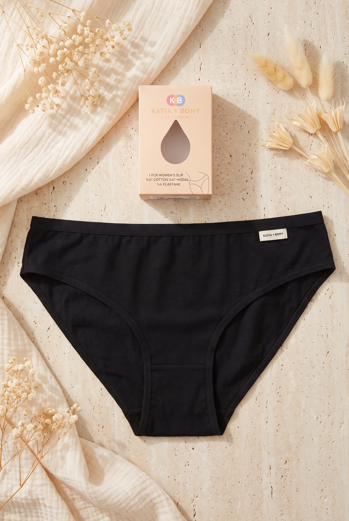 WOMEN'S BASIC PANTIES BLACK
