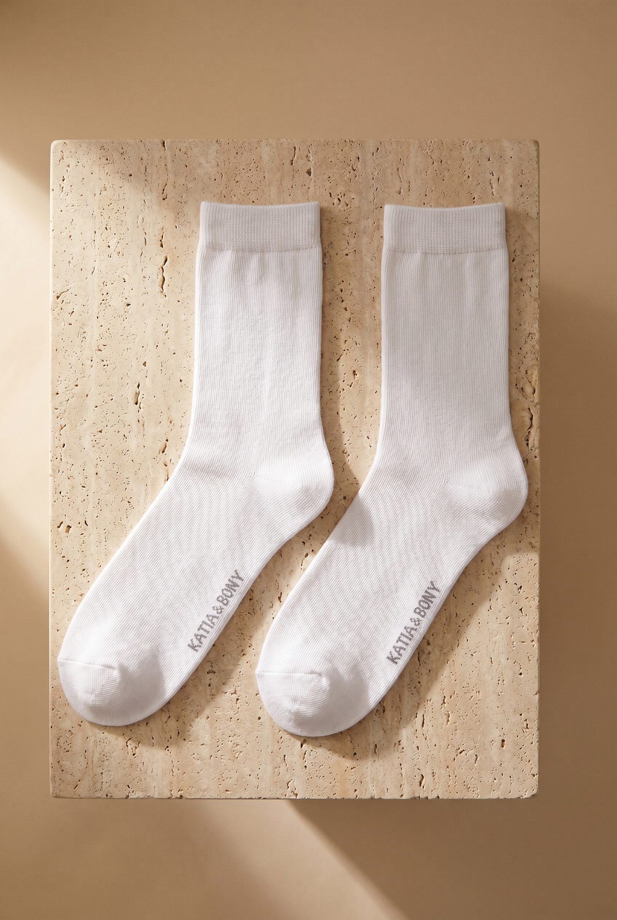 FAMILY WOMEN BASIC SOCKET SOCKS ECRU