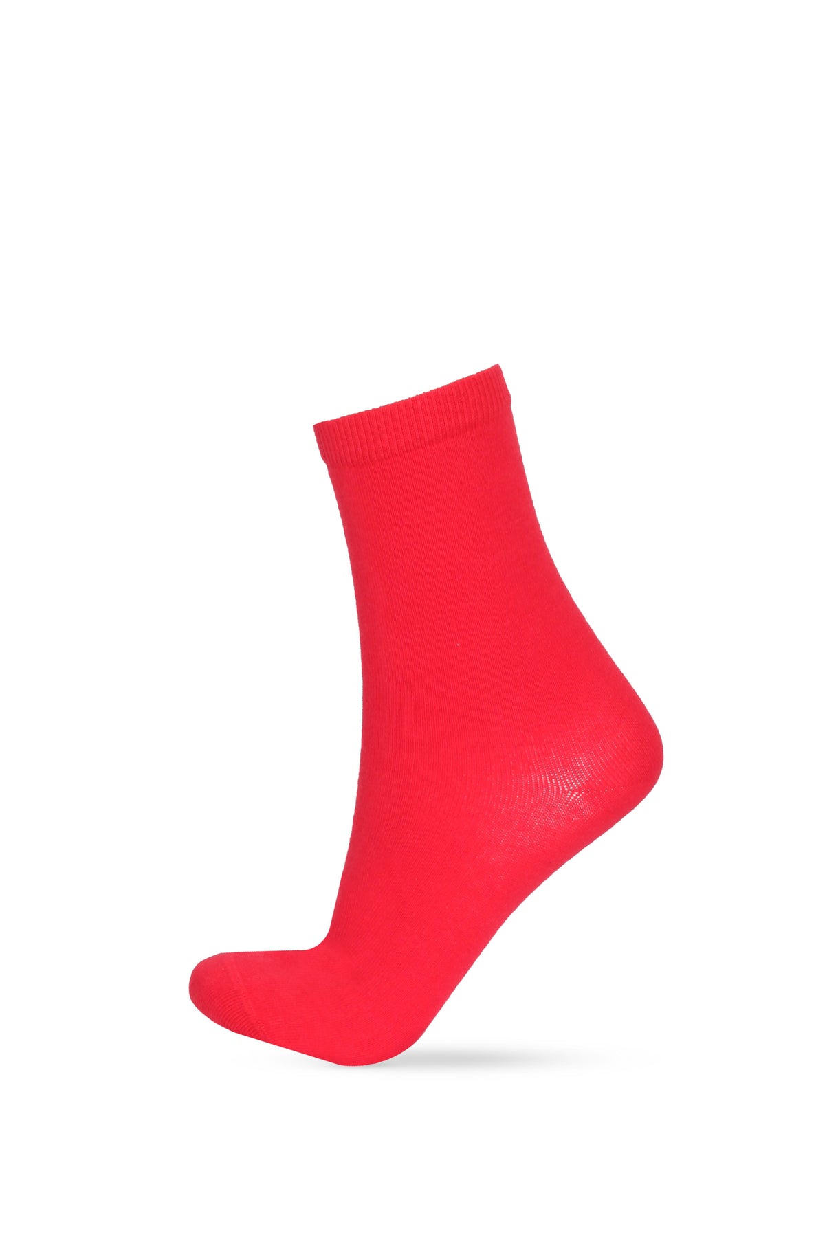 FAMILY WOMEN BASIC SOCKET SOCKS RED