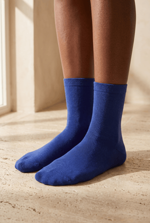 FAMILY WOMEN BASIC SOCKET SOCKS PURPLE