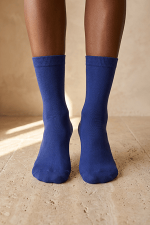 FAMILY WOMEN BASIC SOCKET SOCKS PURPLE