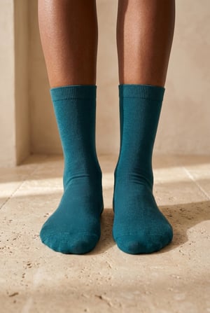 FAMILY WOMEN BASIC SOCKET SOCKS GREEN