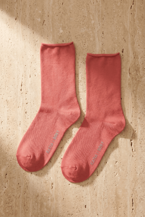 ELASTIC MODAL WOMEN SOCKS ROSE