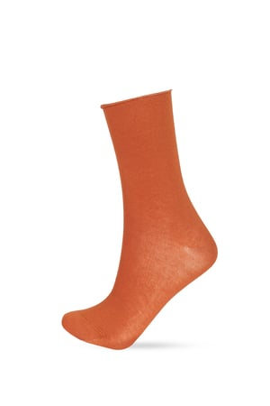 ELASTIC MODAL WOMEN SOCKS MUSTARD
