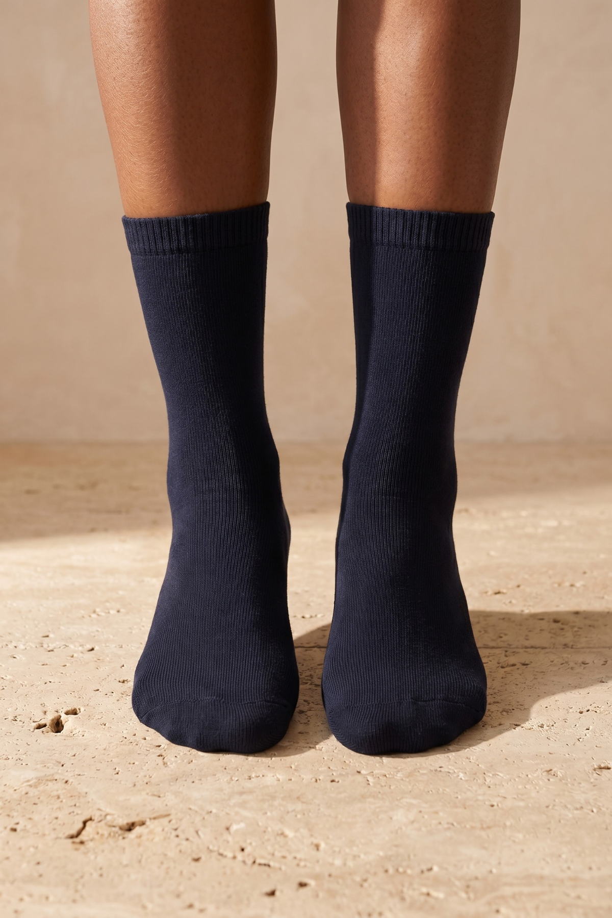 NEW HAROLD BAMBOO WOMEN SOCKET SOCKS NAVY