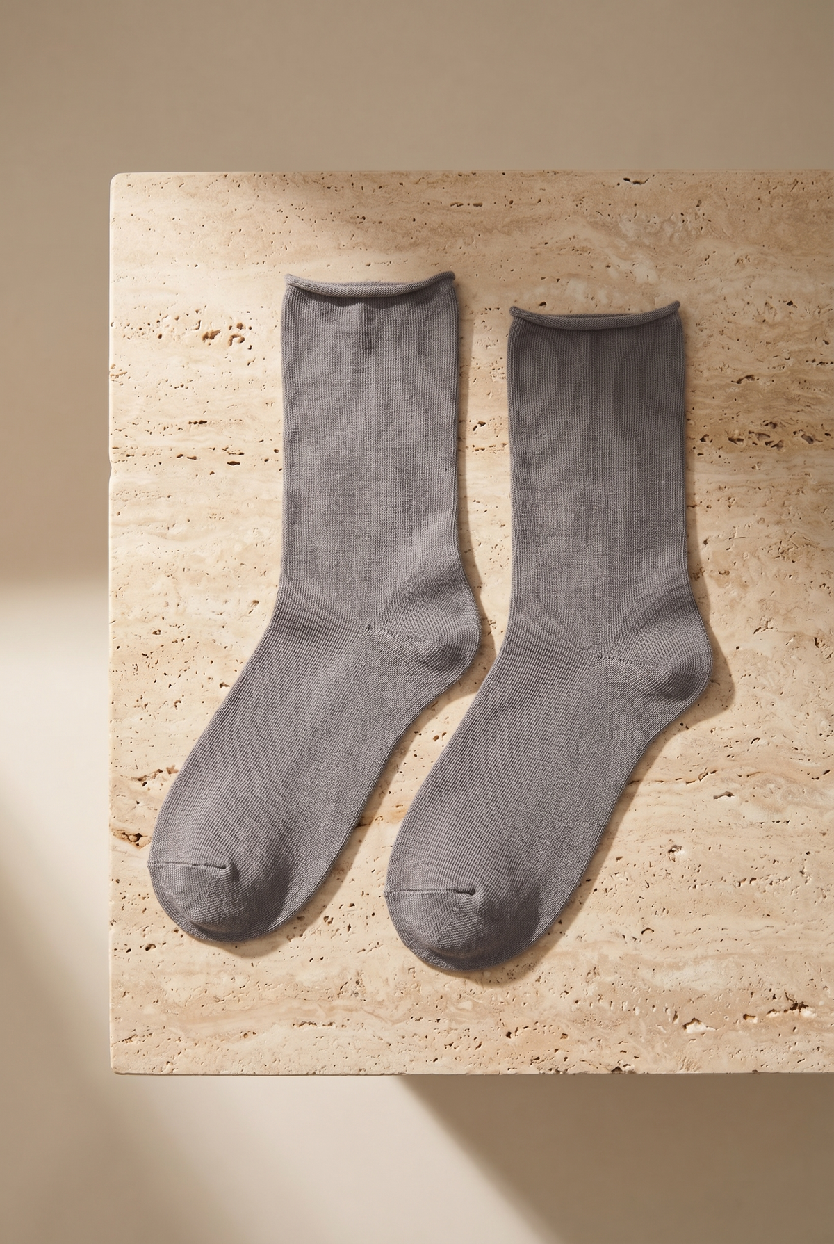 ELASTIC MODAL WOMEN SOCKS DARK GREY