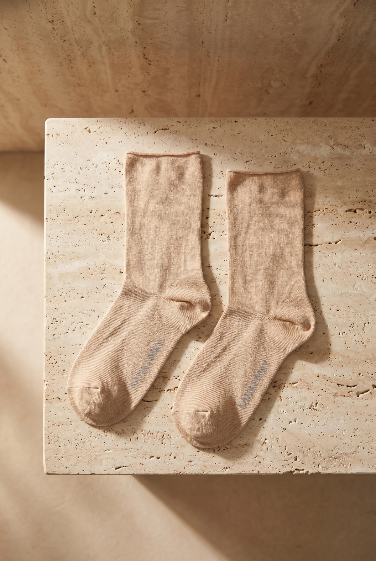 ELASTIC MODAL WOMEN SOCKS LATTE