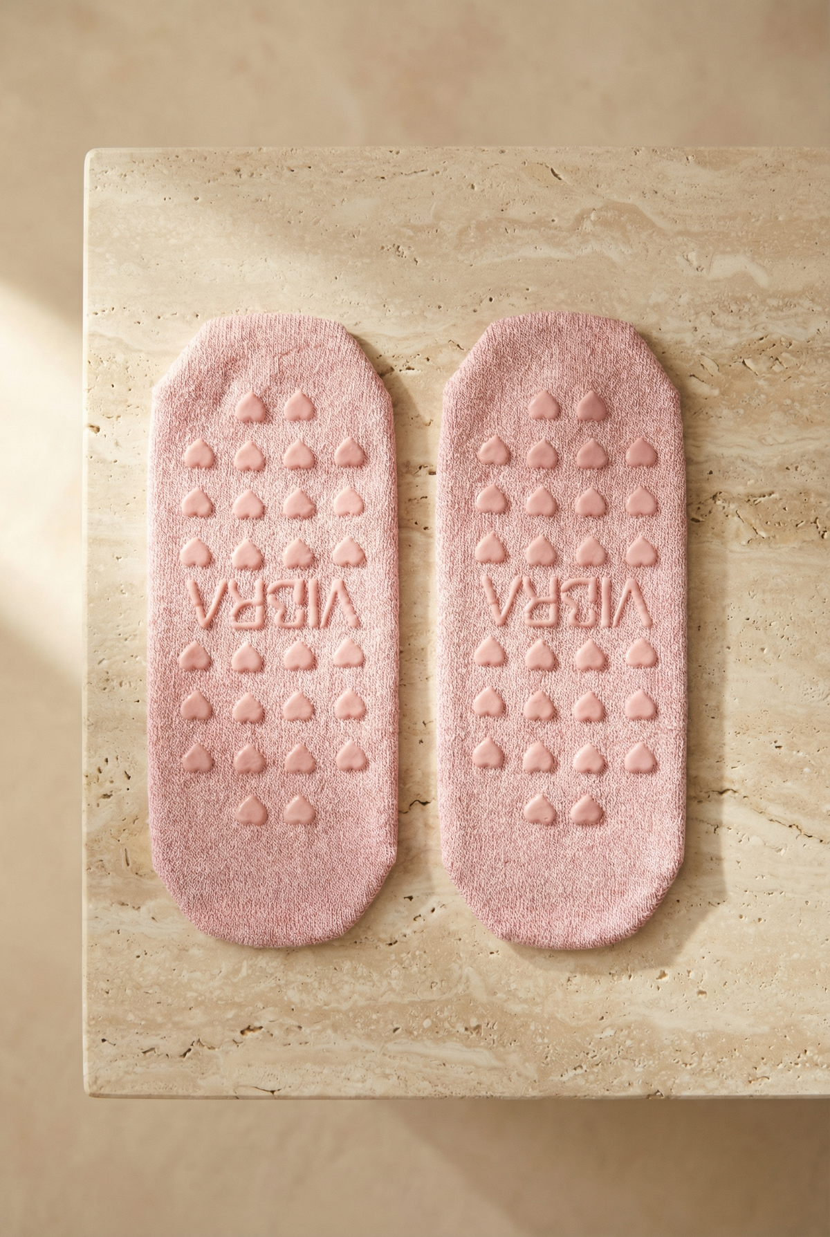 VIBRA ASTA YOGA WOMEN'S INVISIBLE STOCKINGS PINK