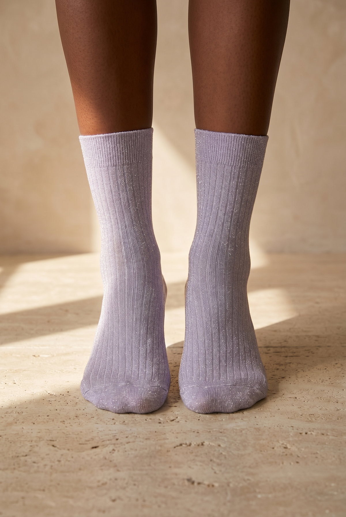 WOMEN SOCKET SOCKS LILAC