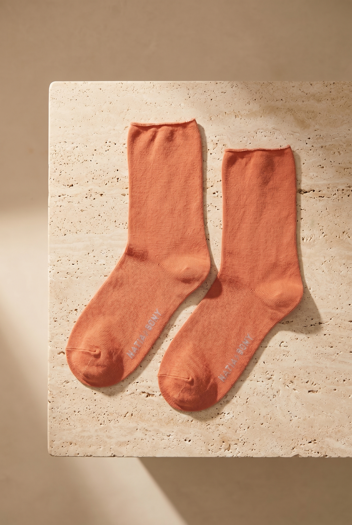 ELASTIC MODAL WOMEN SOCKS ORANGE