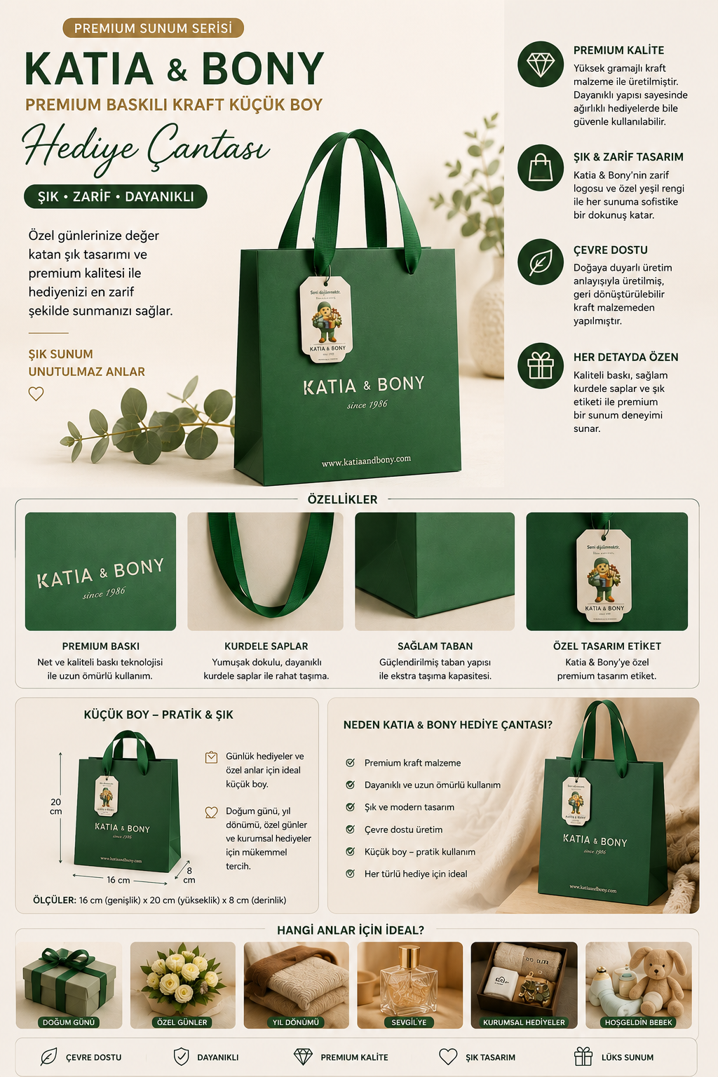 SMALL SIZE PREMIUM KRAFT BAG
