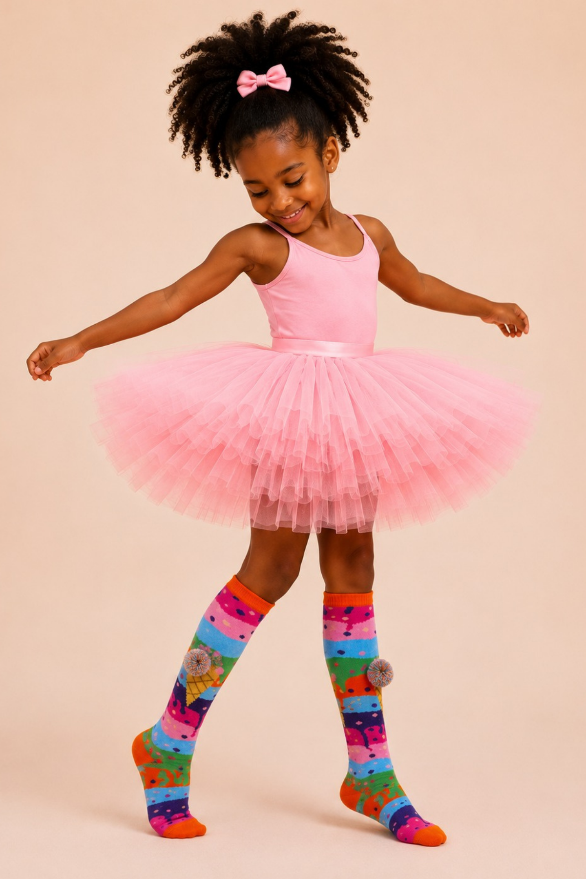 ICE CREAM GIRLS KNEEHIGH SOCKS MIX