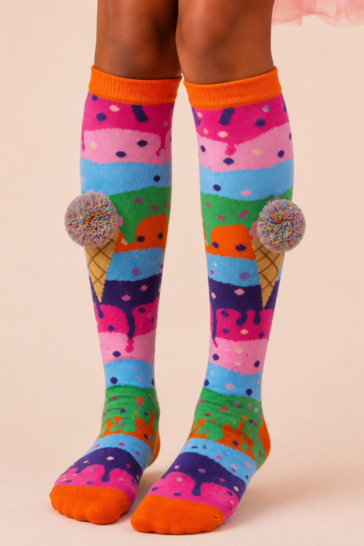 ICE CREAM GIRLS KNEEHIGH SOCKS MIX