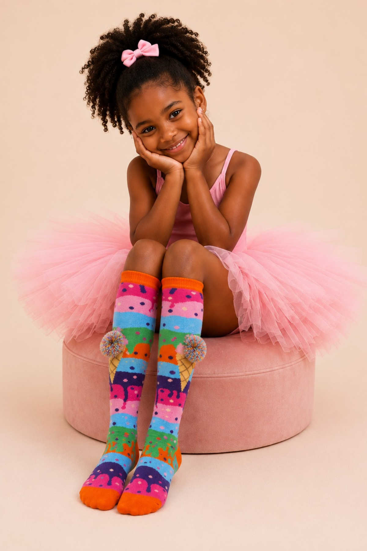 ICE CREAM GIRLS KNEEHIGH SOCKS MIX