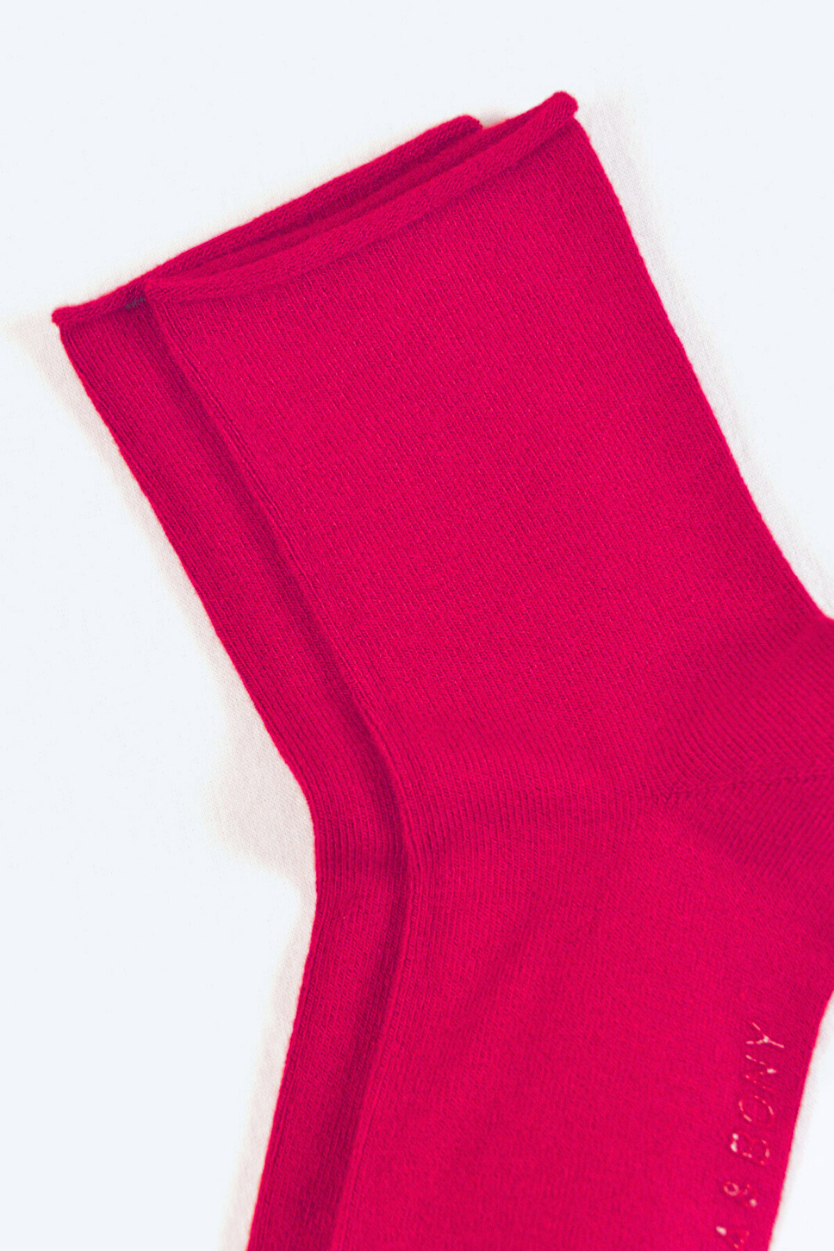 ELASTIC MODAL CHILDREN'S SOCKET SOCKS DARK PINK