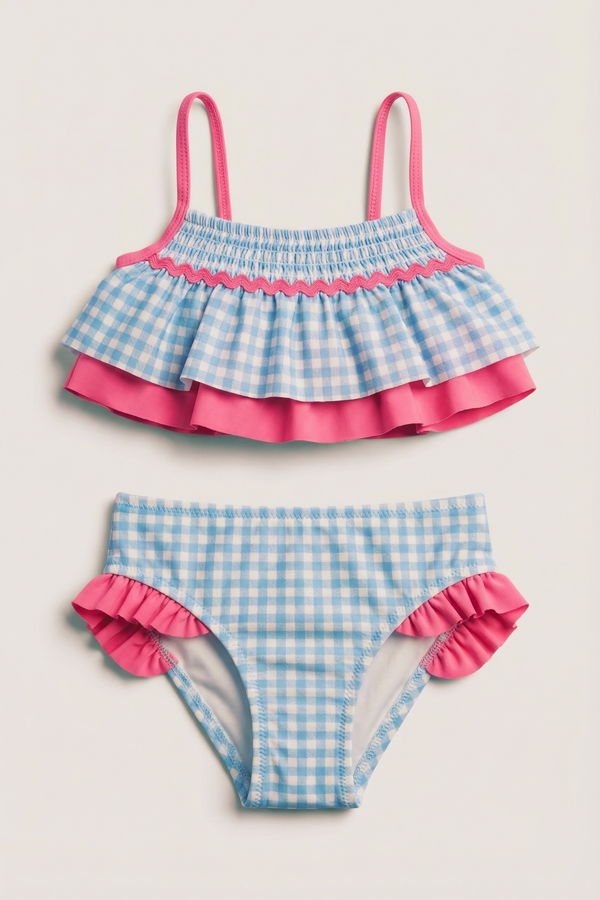 MEDITERRANEAN GIRL'S BIKINI SET BLUE
