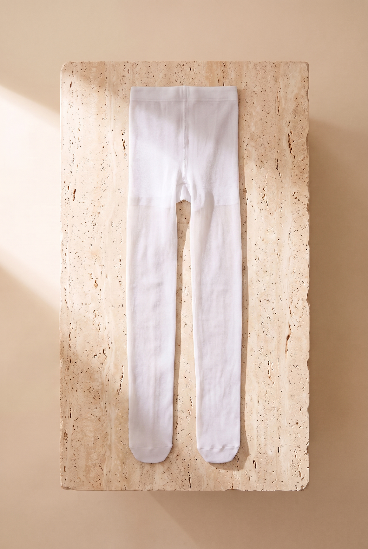 GIRLS MUS TIGHTS WHITE
