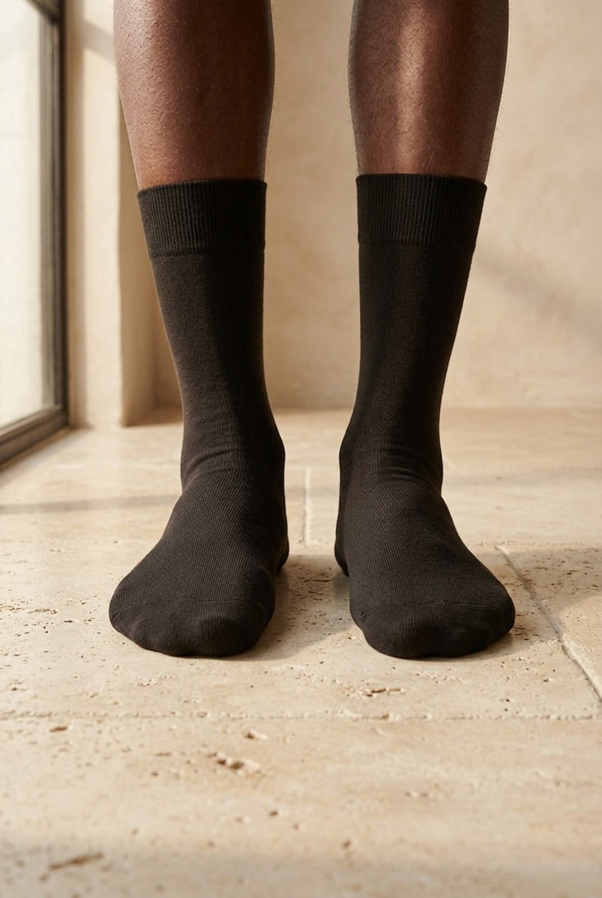 NEW FAMILY MEN'S SOCKS BLACK