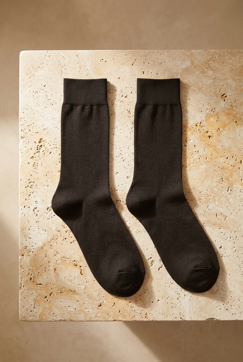 NEW FAMILY MEN'S SOCKS BLACK