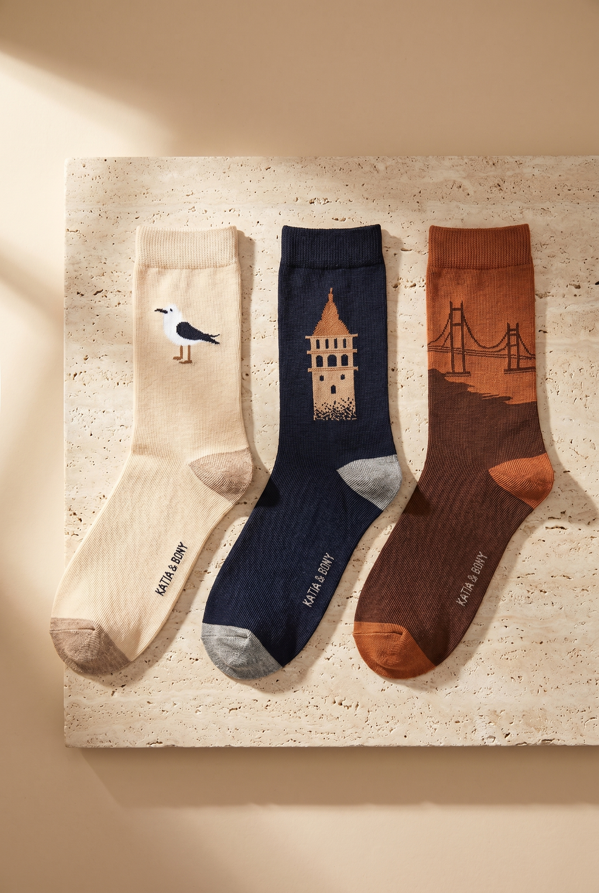 3PCK ISTANBUL GALATA BOXED UNISEX SOCKET SOCKS MIX
