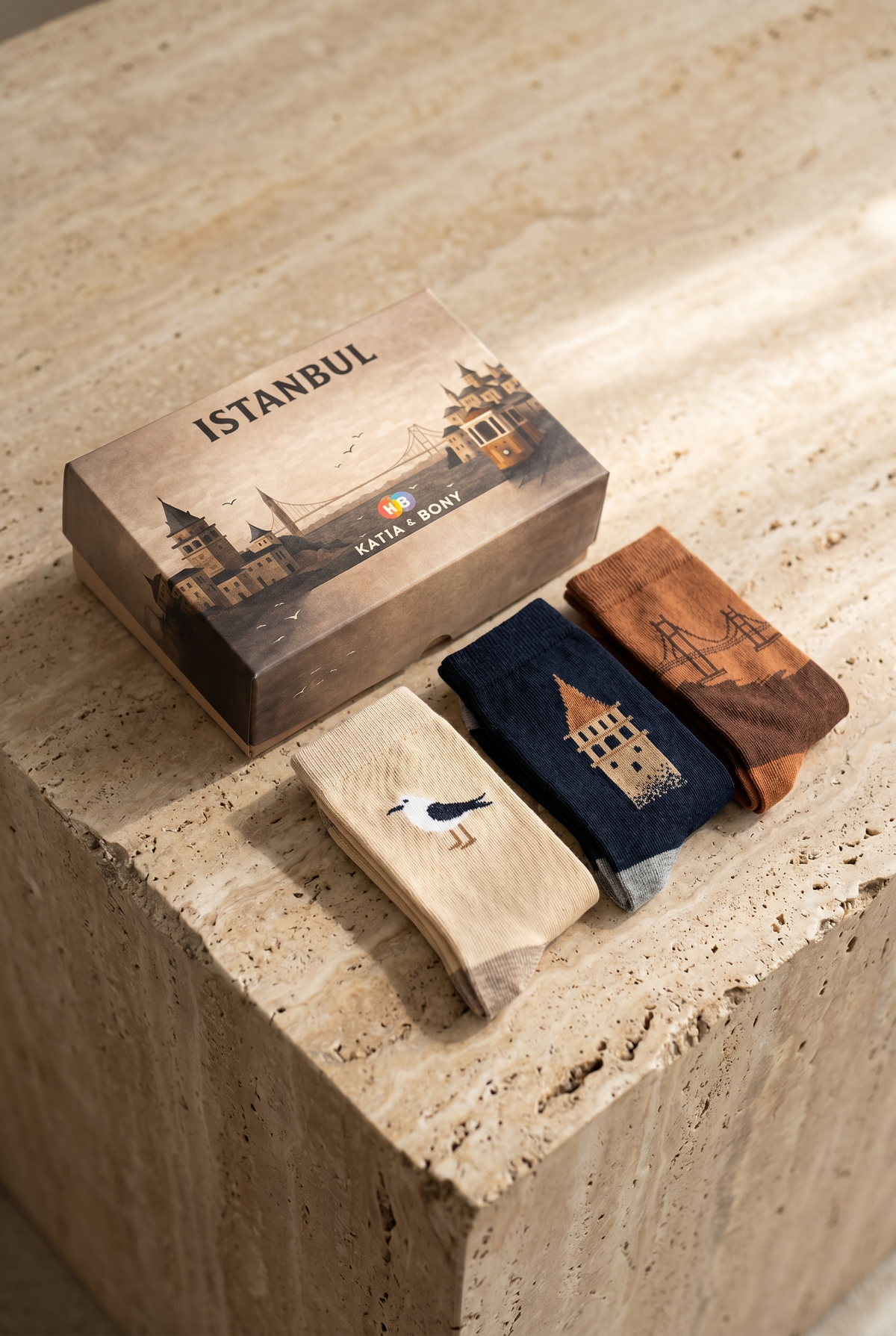 3PCK ISTANBUL GALATA BOXED UNISEX SOCKET SOCKS MIX