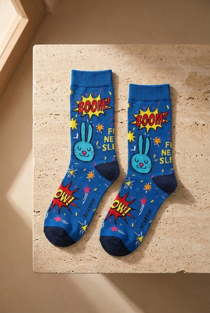 3PCK Patterned Boxed Unisex Sock MIX