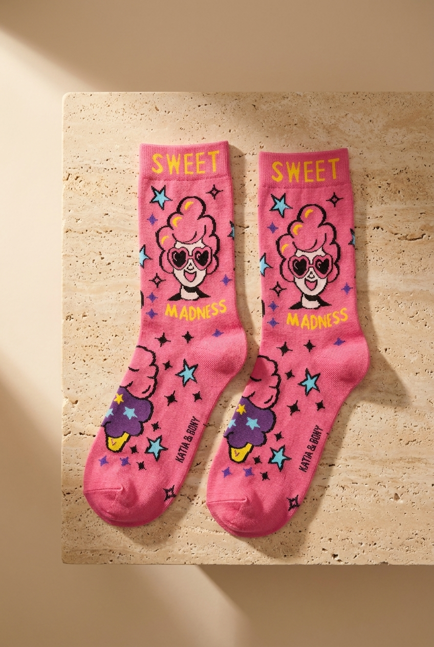 3PCK Patterned Boxed Unisex Sock MIX