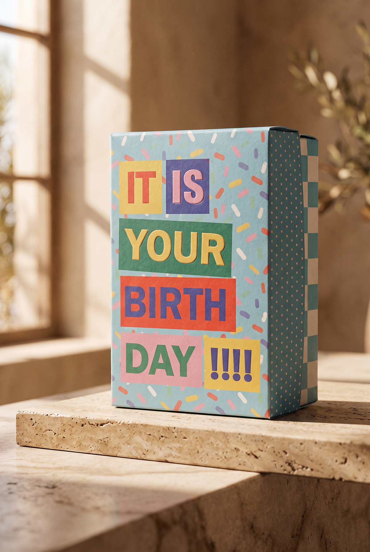 3PCK BIRTHDAY BOXED UNISEX SOCKS MIX
