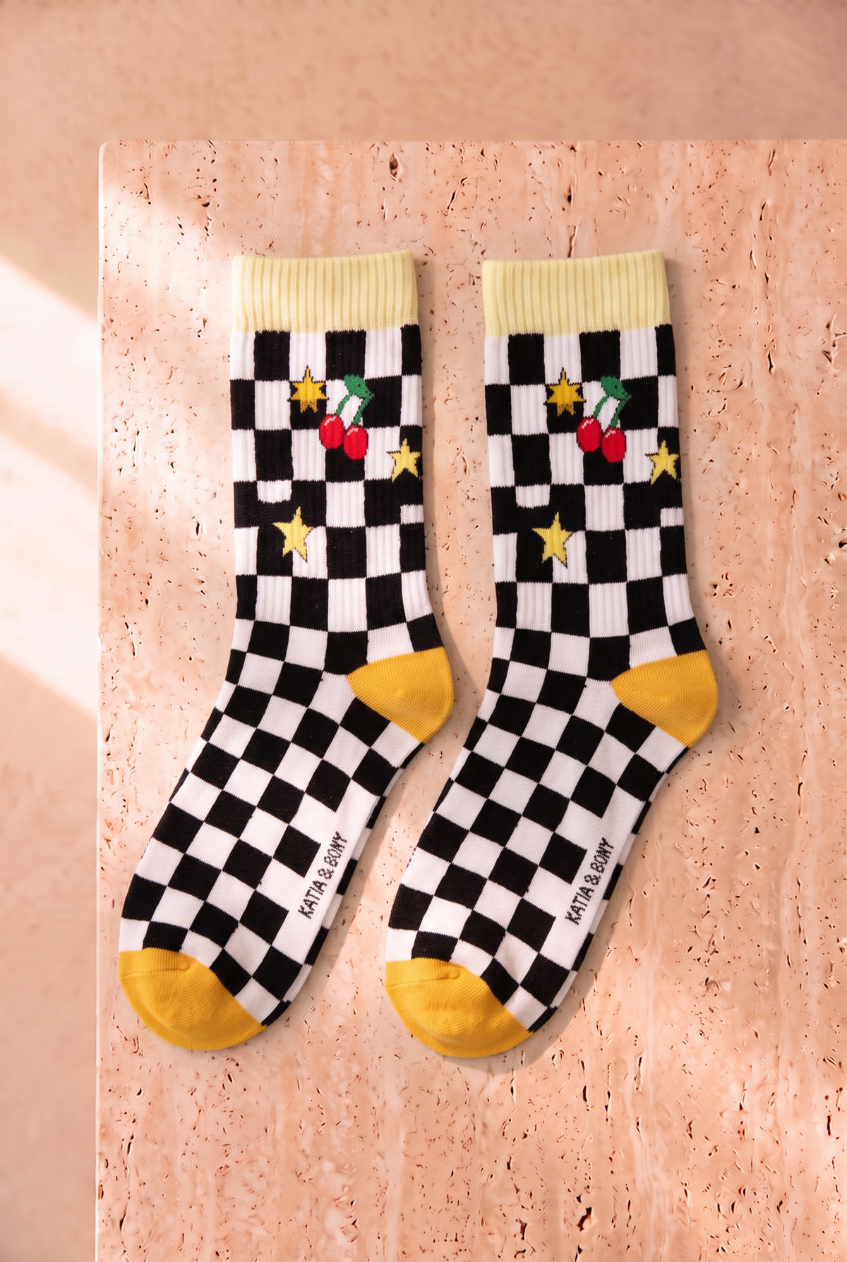 2PCK CHECKERED UNISEX BOXED SOCKET SOCKS MIX