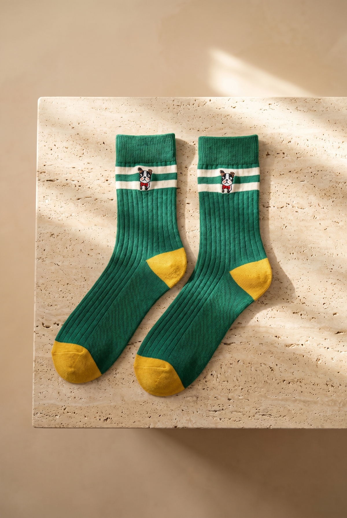 4 PCK ANIMALS BOX UNISEX ART SOCKET SOCKS BLACK/GREEN/RED/ORANGE