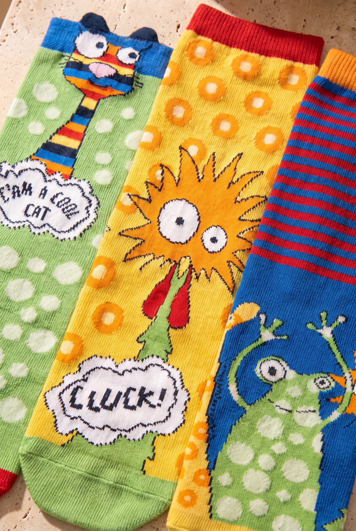 3PCK COOL CAT UNISEXSOCKET SOCKS MIX