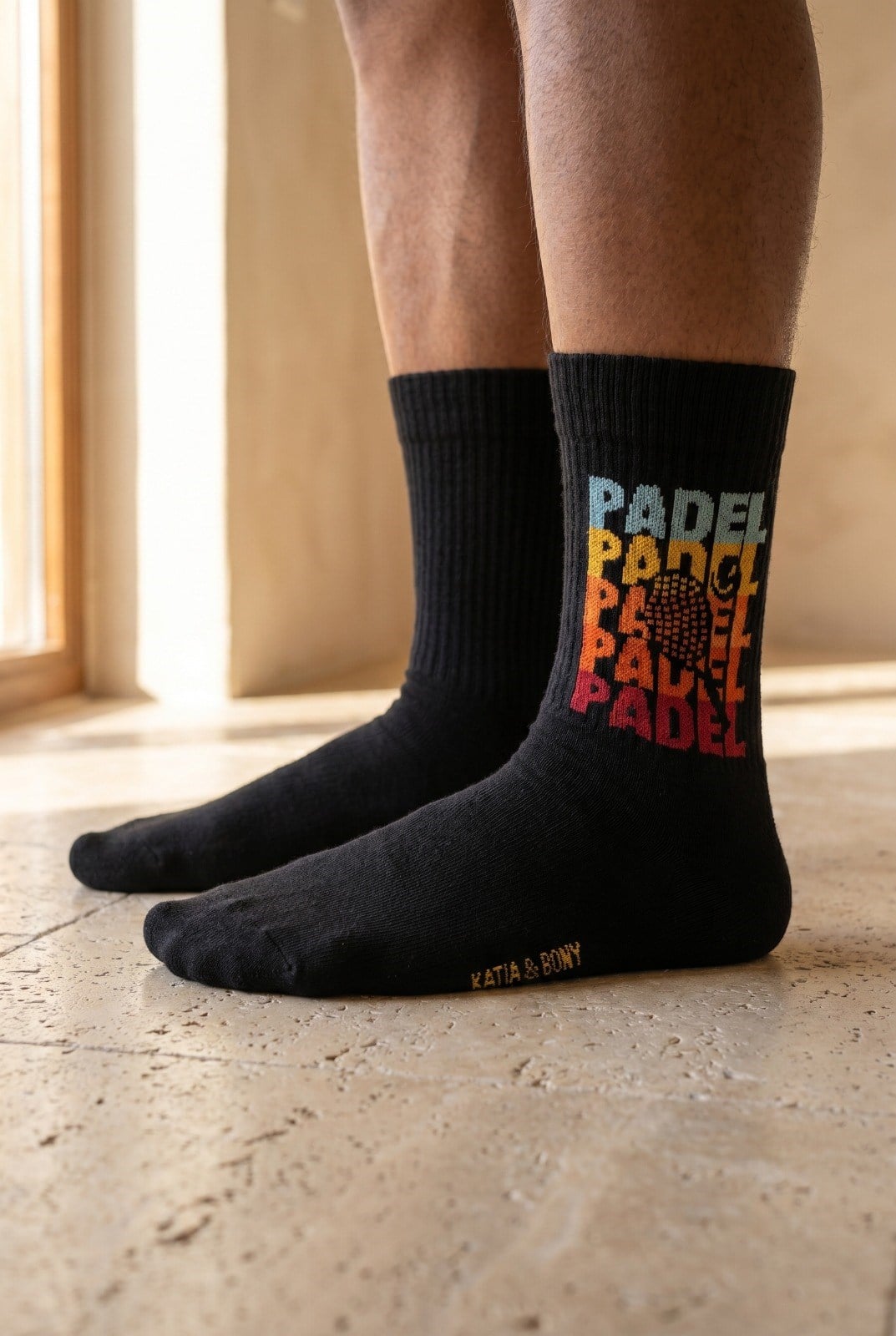 PADEL UNISEX SOCKS BLACK
