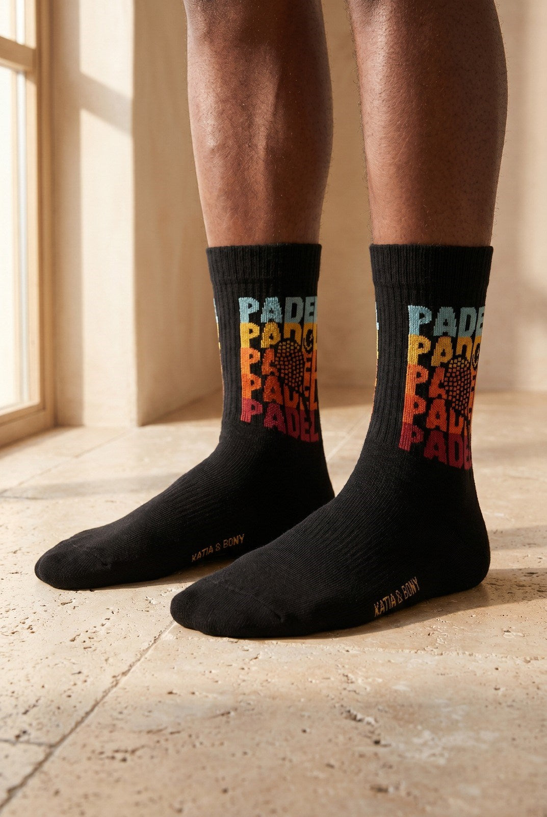 PADEL UNISEX SOCKS BLACK